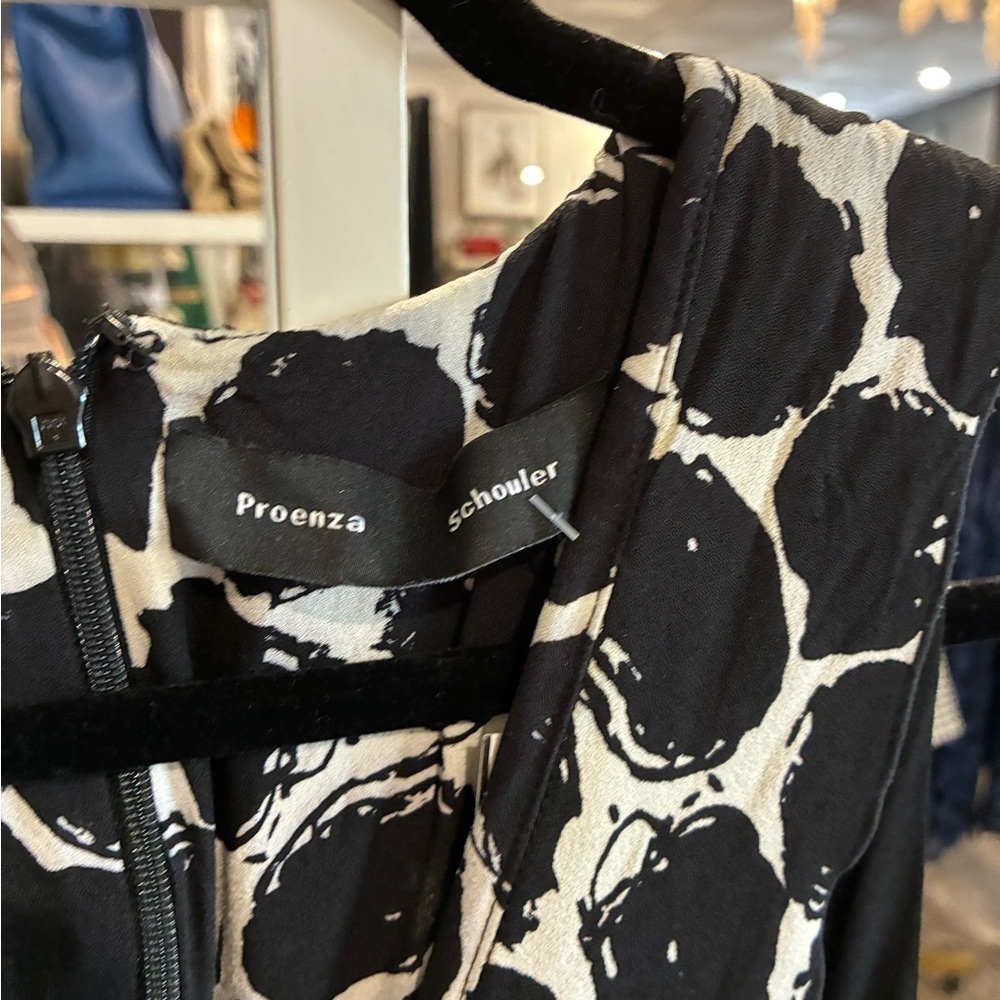 Proenza Schouler black and white spotted dress - Picture 2 of 5